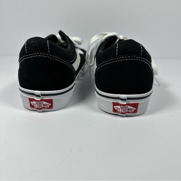 Vans Kids Black & White Old Skool Sneakers with Side Stripe - Picture 5 of 7